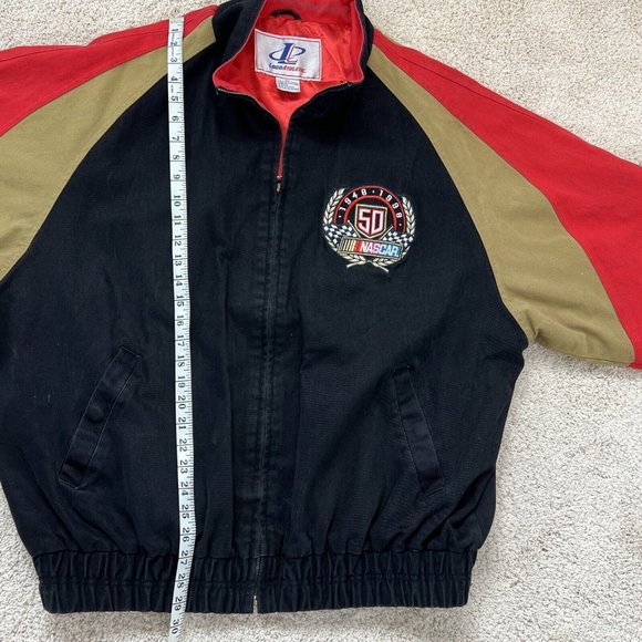 VTG Logo Athletic NASCAR Jacket Mens Size XXL 1998 50th Anniversary Racing - Picture 9 of 16